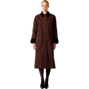 YAS Палто Yas Anca coat - Brown (Coffee Bean)