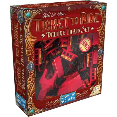 Days of Wonder Разширение за настолна игра Ticket to Ride: Deluxe Train Set - Red (DOWT2R20THDTSDIS)