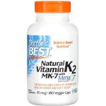 Doctor's Best BEST Natural Vitamin K2 MK-7 45 mcg [180 капсули]
