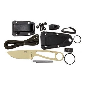 ESEE Knives IZULA-DT-KIT-CS, FIXED BLADE NECK KNIFE WITH SURVIVAL KIT