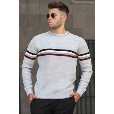 Madmext Мъжка блуза 5160 - Бяла #308070 (308070_Многоцветен)