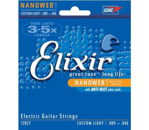 Elixir Electric Nanoweb 12027 Custom Light