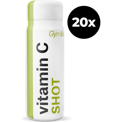 GymBeam Vitamin C shot citrón limetka 20 x 60 ml
