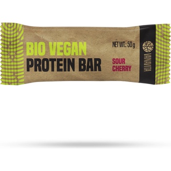 GymBeam VanaVita БИО Веган протеинов бар 50 g sour cherry