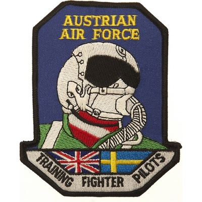 Nášivka textilná 101 Inc Austrian Airforce Training Fighter Pilot - farebná