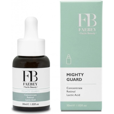 Faebay Mighty Guard Rozjasňující sérum s retinolem a kyselinou mléčnou 30 ml