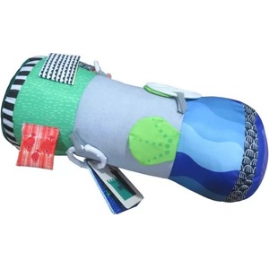 Man Yuk Toys Развиваща цилиндрична възглавница - 40 см, синя (fc023)