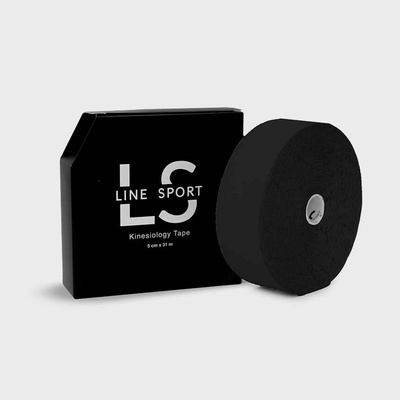 Line Sport Tape Tejpovací páska černá 5 cm x 31 m