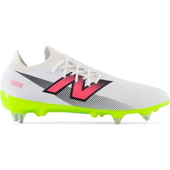 New Balance Футболни бутонки New Balance Furon V7+ Destroy Soft Ground Football Boots - White/Green