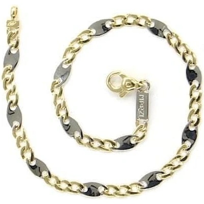 Pattic zlatý náramek bicolor BA146503-22