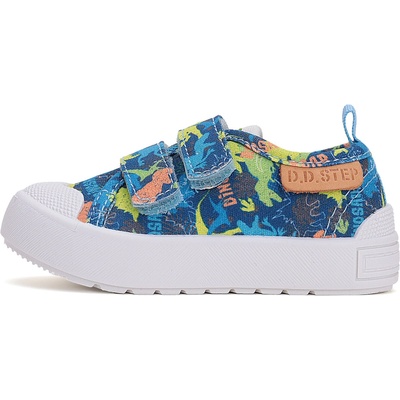 D.D.Step detské chlapčenské plátenky C096-51352A Bermuda Blue