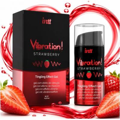 intt Vibration! Strawberry Tingling Gel 15ml
