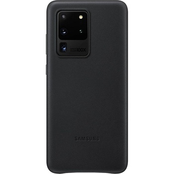 Samsung Оригинален Кожен Калъф за Samsung S20 Ultra, Leather Cover Case EF-VG988LBEGWW, Черен (EF-VG988LBEGWW)