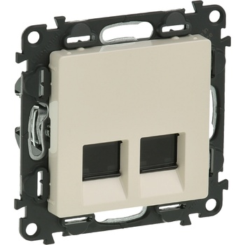 Legrand valena life computer socket 2xrj45 5cat. 5e utp cream (753241l)