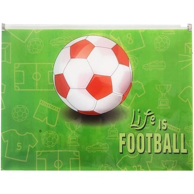 Panta Plast Папка Football Collection, PP, с цип, A4 (1070200008)