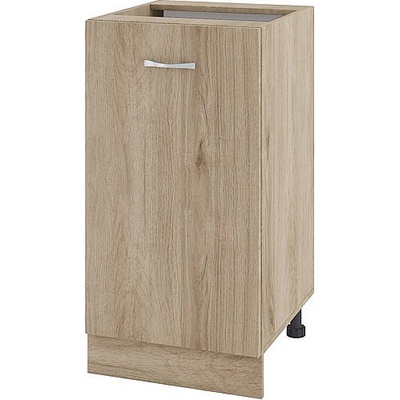 ИРИМ Долен шкаф с една врата и рафт Сити АРДА-28 дъб сонома арвен / дъб сонома арвен 45 см