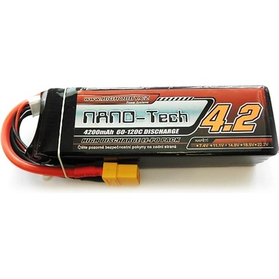 Bighobby-Nano Tech Li-pol baterie 4200mAh 4S 60C 120C NANO Tech