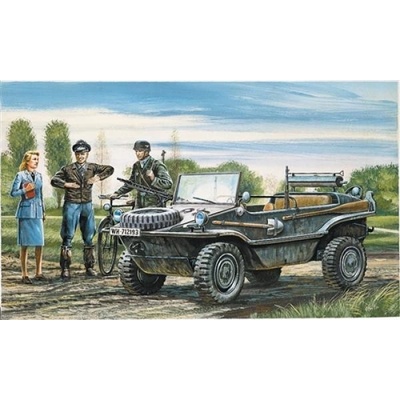 Italeri Model Kit military 0313 Kfz. 69 SCHWIMMWAGEN 33-0313 1:35