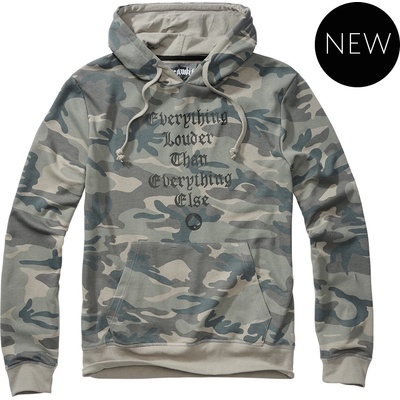 BRANDIT MIKINA Motörhead Sweathoody Grey camo