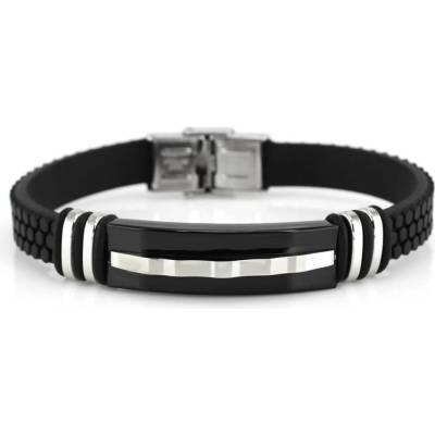 MPM ocelový z chirurgické oceli Bracelet 7776 Black