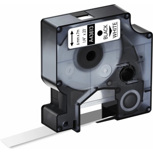 G&G RM-GG-810 / DYMO LM 160 / RHINO 6000 - BLACK ON CLEAR - 6mm x 7m (RL - D - 43610)