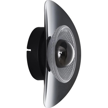 Zuma Line MB2293-1S-3BCT - LED стенна лампа DIOP LED/8W/230V черна/опушена č (ZL0929)