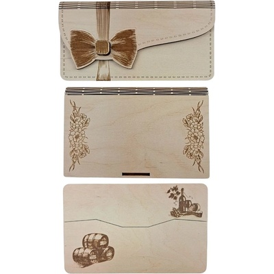 ДЪРВЕНА КУТИЯ ЗА ГРАВИРАНЕ ЗА РАЗЛИЧНИ ПОВОДИ