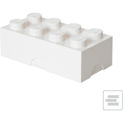 LEGO® box na svačinu 100 x 200 x 75 mm bílý