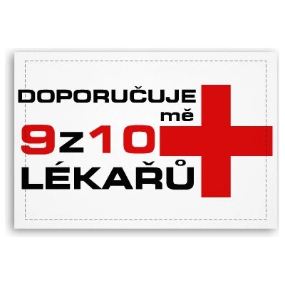 Fotoobraz 90x60 cm střední Doporučuje mě ...