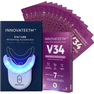Innovateeth bělící pásky 28 ks + LED akcelerátor