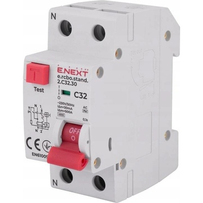 Proudový chránič Enext 230 V IP20 32 A