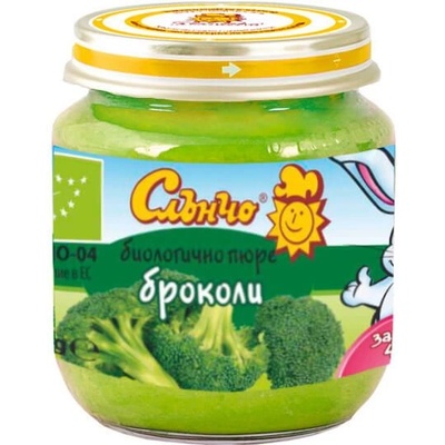 Слънчо био пюре от броколи - 130 г