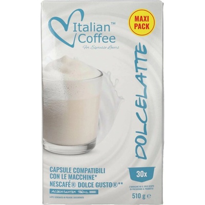 Italian Coffe kapsuly kompatibilné s Dolce Gusto Dolcelatte 30 ks