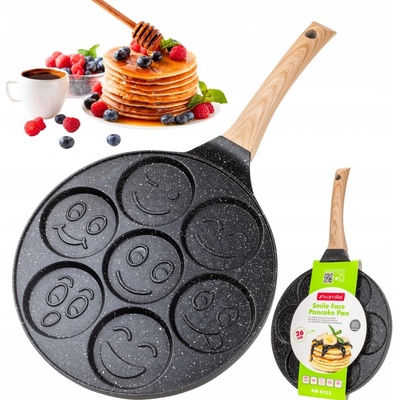 Pánev na vejce a lívance KAMILLE 26 cm mramorová 4213 PANCAKES MINKI