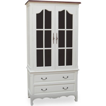 Image 1 of EX Home Витрина EX Home модел Rimini КB, 100 см, Бял антик