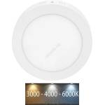 Ecolite LED-CSL-CCT/12W/BI - LED Плафониера LADA LED/12W/230V бял (EC0416)