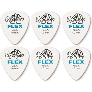 Dunlop 428R 1.0 Tortex Flex Standard 6 Перце за китара (428R100-6PACK-SET)