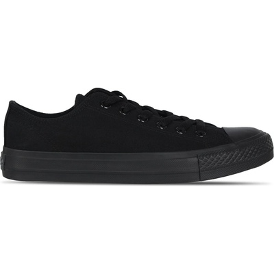 SoulCal Дамски обувки SoulCal Canvas Low Shoes Womens - Black/Black
