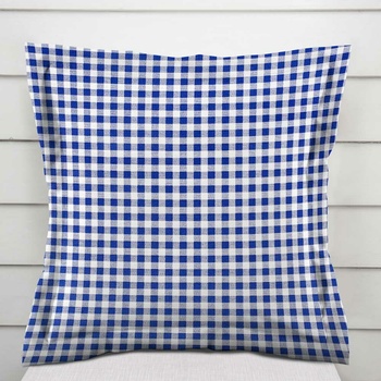 Biante Sandra s lemom SA-057 Modro-biele kocky 40 x 60 cm