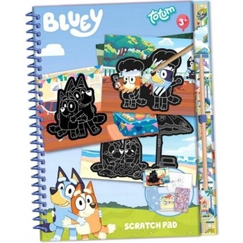 Bluey škrabací obrázky