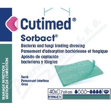 Cutimed Sorbact Swab antimikrob.přířez 7 x 9 cm 40 ks