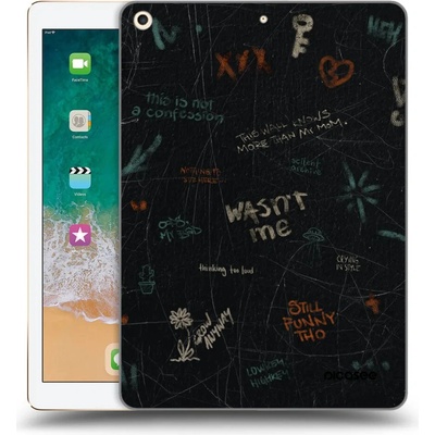 Picasee silikónový prehľadný obal pre Apple iPad 9.7" 2017 5. gen CONFESSION