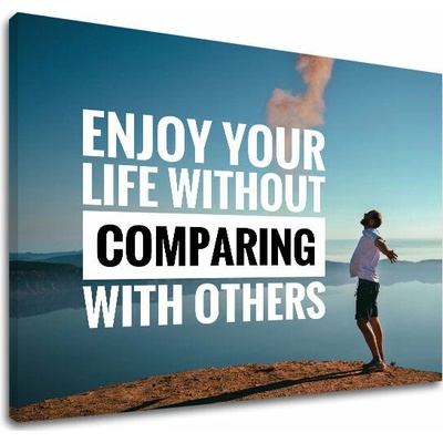 Motivačný obraz na stenu o živote_003 - 20x30 cm