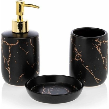 HowHomely Lua 3 ks čierna DD0256