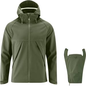 Mamalila Мъжко софтшел яке Mamalila Allrounder Dad Softshell Babywearing Jacket Softshell jacket - Olive (003-3363-0213)