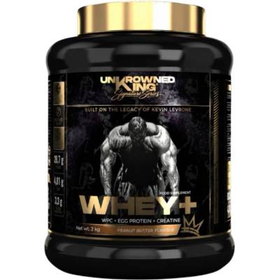 UnKrowned King by Kevin Levrone Whey+ Protein | with WPC, Egg Protein & Creatine [2000 грама] Фъстъчено масло
