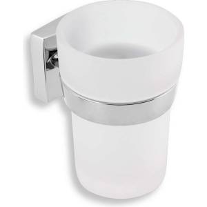 Novaservis Metalia 12 - Стъкло за четки и пасти с държач стъкло/хром 0206, 0 (0206,0)