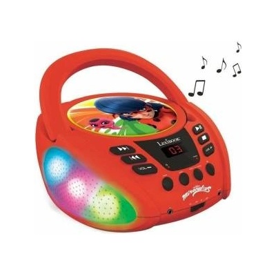 Lexibook CD/MP3 плейър Lexibook Miraculous Bluetooth 5.0 Червен