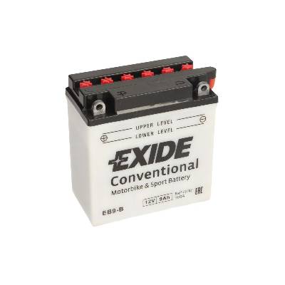 Мото акумулатор EXIDE 9Ah. 100A L+ (YB9-B)