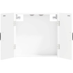 vidaXL Кабинет за дартборд UTRECHT Бяло 52, 5 x 10, 5 x 53, 5 см (897765)